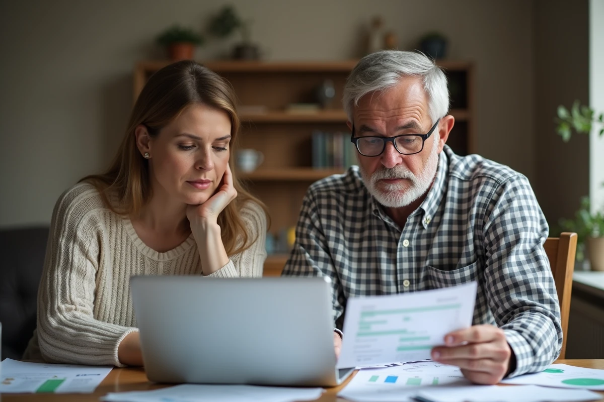Couple examinant ensemble leur budget familial et salaire SMIC à 25h par semaine en 2026