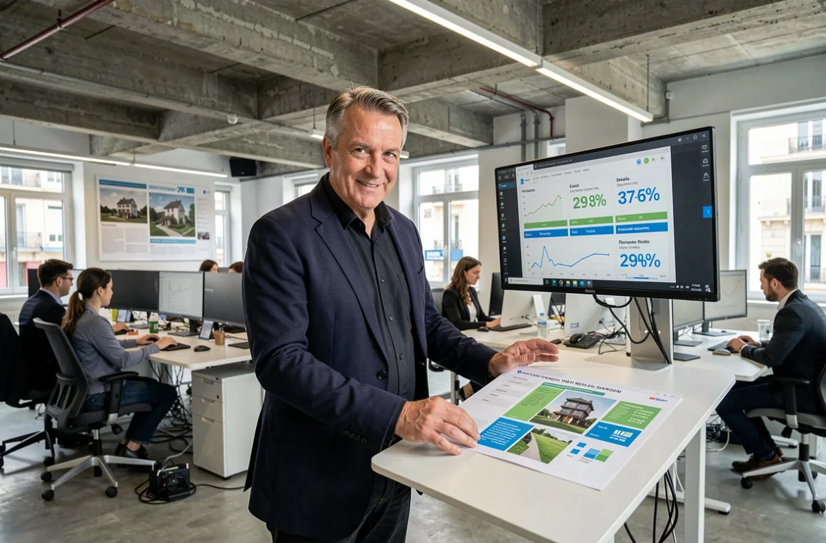 Courtier et conseiller en gestion de patrimoine de Meilleur Taux Patrimoine dans un bureau moderne et dynamique à Marseille